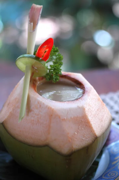 코코넛 음료 스톡 사진