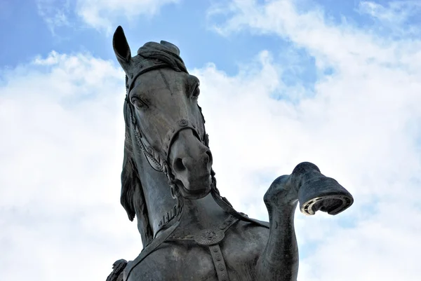 Bronze Horse - Altar of the Fatherland - Rome — Stock Photo, Image