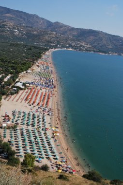 Mattinata beach - puglia - gargano - İtalya