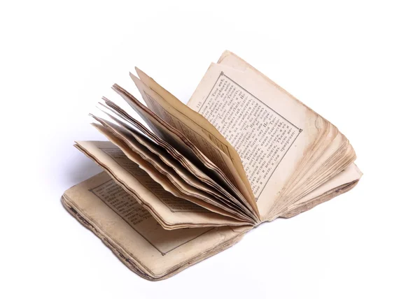 Vecchio libro vintage su bianco — Foto Stock