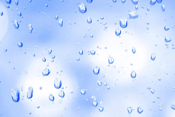 stock image Water drops on the glass, background