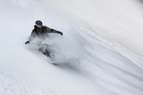 Snowboard freerider — Stockfoto