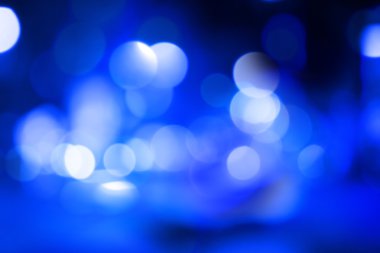 Blue abstract bokeh background clipart