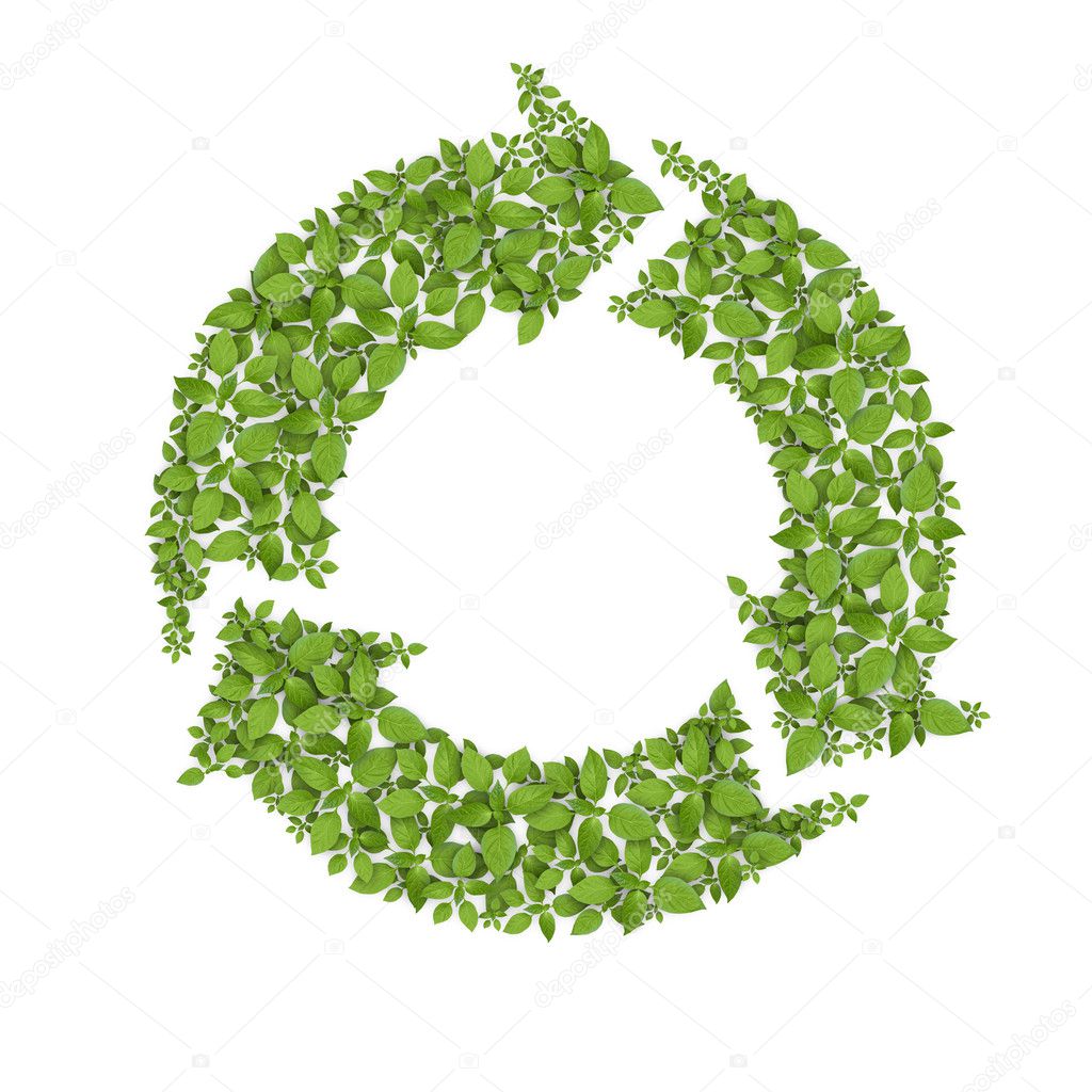 Grass Recycle Symbol