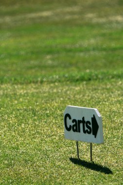 Golf arabası işareti