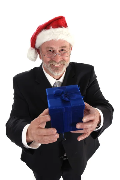 Affärsman jul — Stockfoto