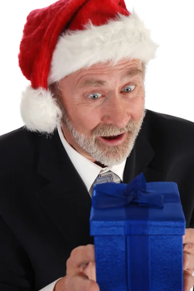 Biznesmen Boże Narodzenie — Zdjęcie stockowe