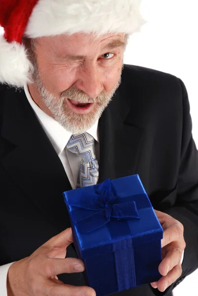Omul de afaceri Crăciun — Fotografie, imagine de stoc