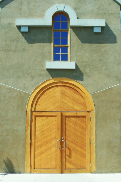 Trä dörrar — Stockfoto