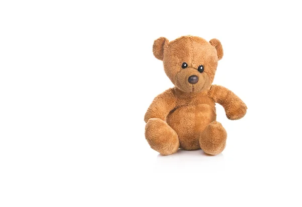 Ursul Teddy izolat — Fotografie, imagine de stoc