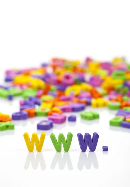 WWW on white — Stock Photo, Image