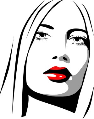 Fashion girl clipart