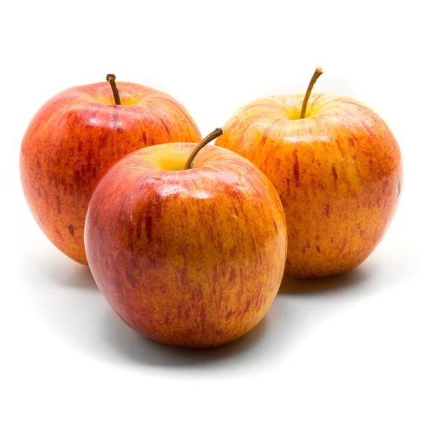 Trei mere — Fotografie, imagine de stoc