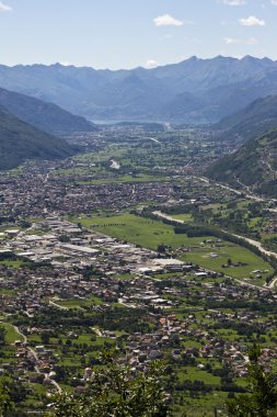 Valtellina panorama - İtalya