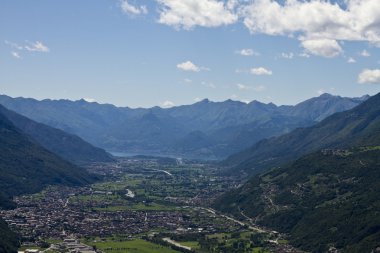 Valtellina panorama - İtalya