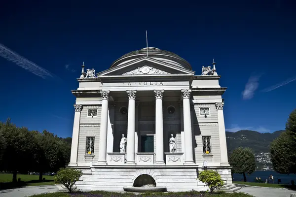 stock image Monument to Alessandro Volta