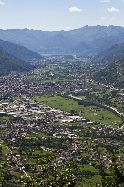 Valtellina panorama - Italy Stock Photo