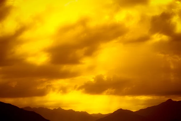 Хмари заходу сонця Стокове Зображення