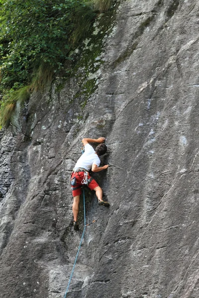 Bouldering, escursionismo & arrampicata — Foto Stock