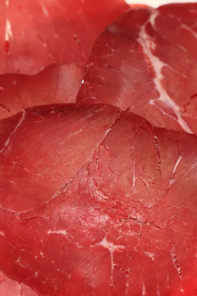 Bresaola - typical from Valtellina (northern Italy) — Stock Photo, Image
