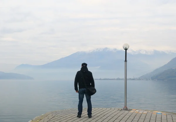 Lago Como al atardecer —  Fotos de Stock