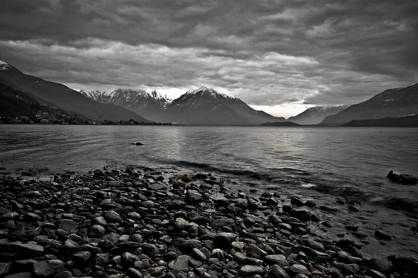 Lago Como al atardecer — Foto de Stock