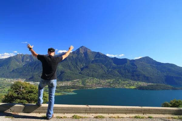 Trekking sur le lac de Côme - Italie — Photo