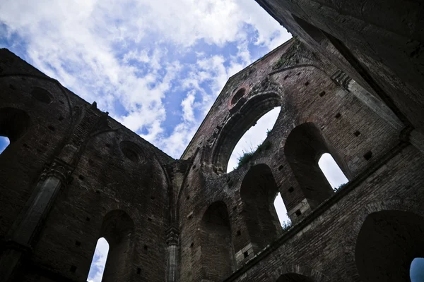 圣加尔加诺修道院-托斯卡纳 — 图库照片