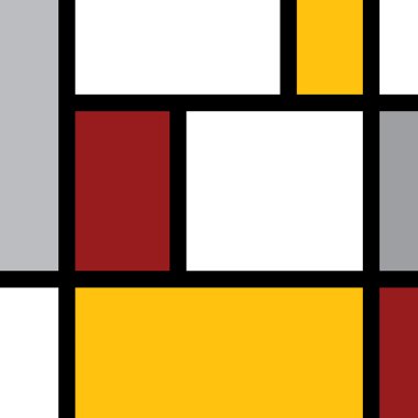 Mondrian style vector background clipart