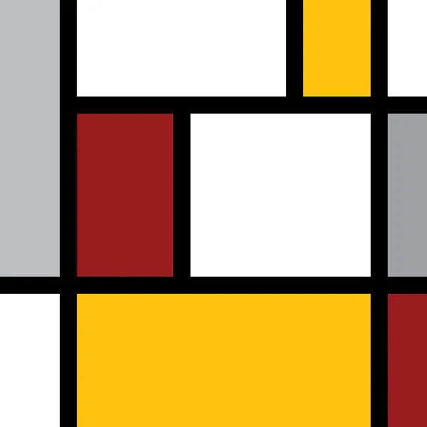 Mondrian styl vektorové pozadí — Stockový vektor
