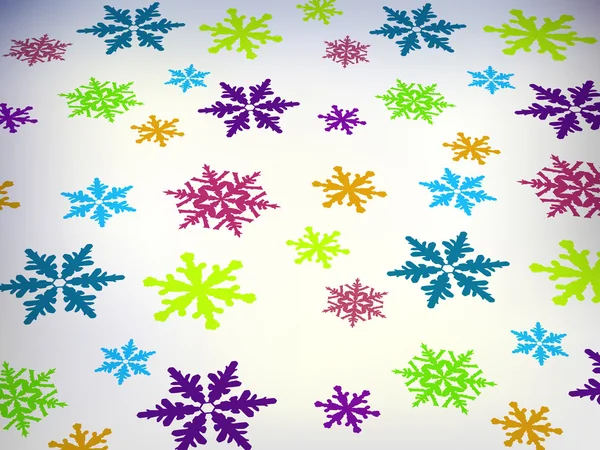 Snowflakes Background — Stock Vector