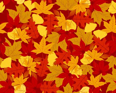 Autumn seamless pattern clipart