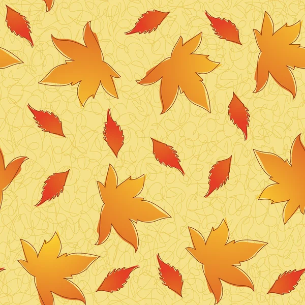 Autumn seamless pattern. — Stock Vector