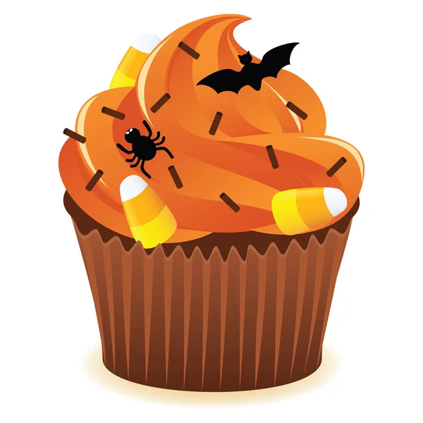 Halloween cupcakeprint — Wektor stockowy