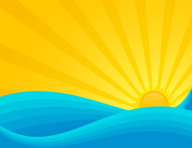 Tropical beach. clipart