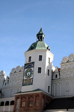 Clock Tower - Castle of Pomeranian Dukes - Szczecin Poland clipart