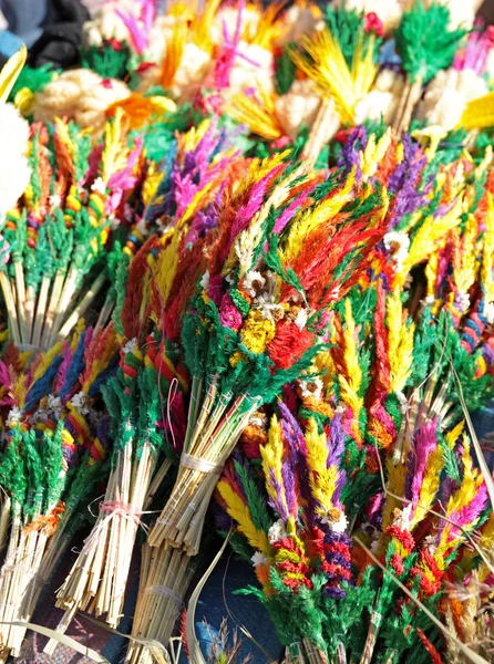 Stock image Colorful Easter palms