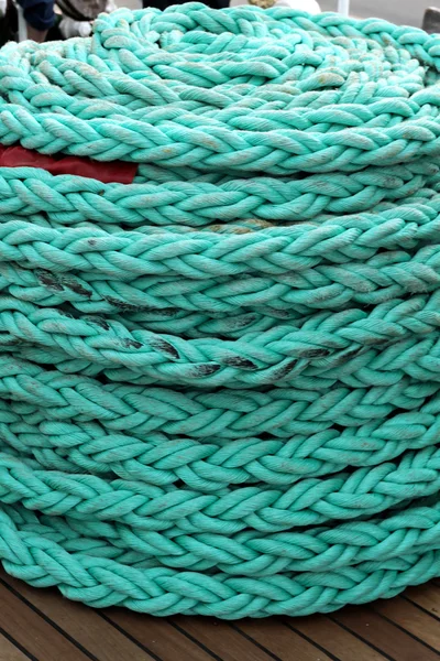 绿色绳索 — 图库照片