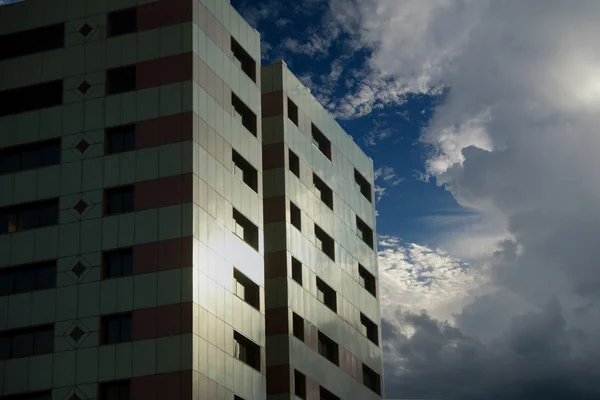 stock image Block of flats in the sky