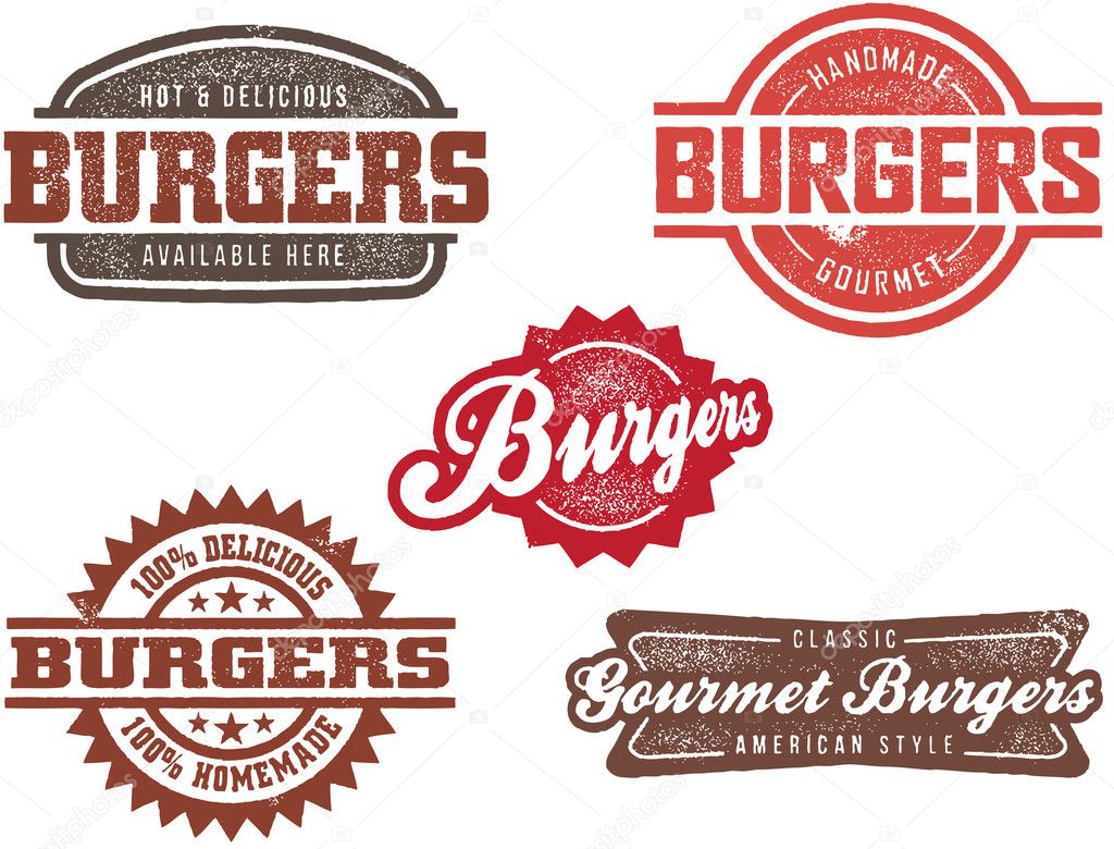 Classic Burger Stamp