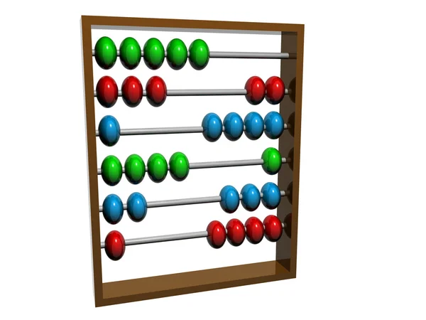 stock image Abacus 3d