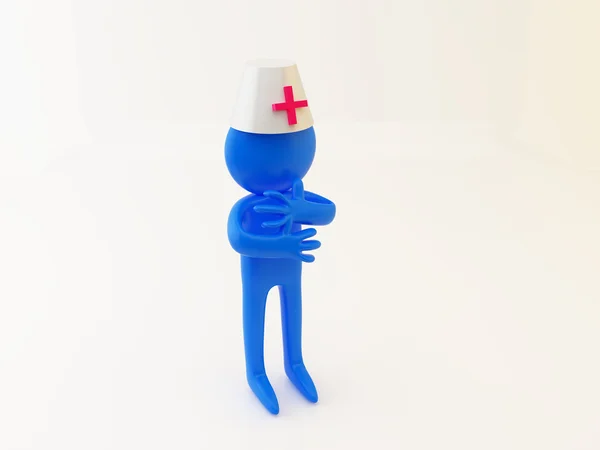 3D zdravotník — Stock fotografie