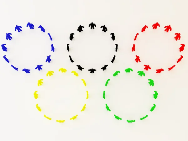 stock image Olympic symbol