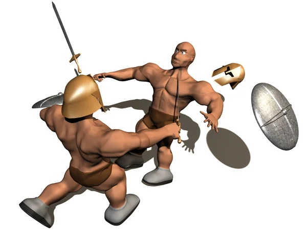 Fight 3d — Stock Photo, Image