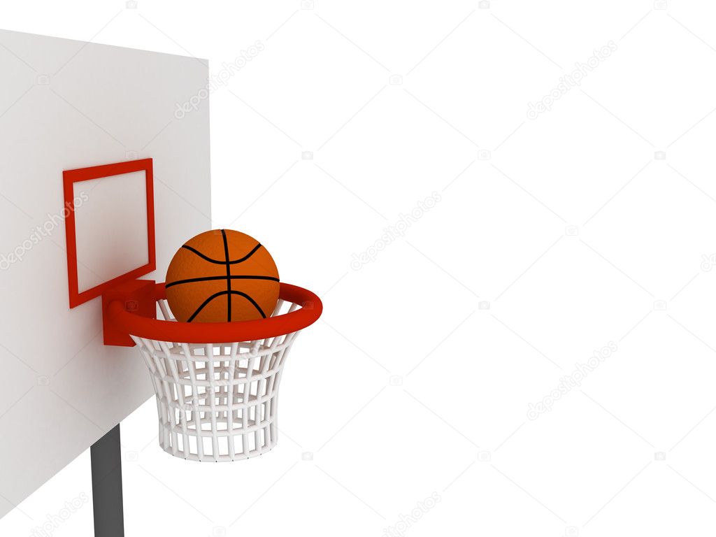 Ball in basket Stock Photo by ©farsh 6300034