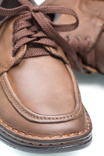 stock image Brown leather shoes