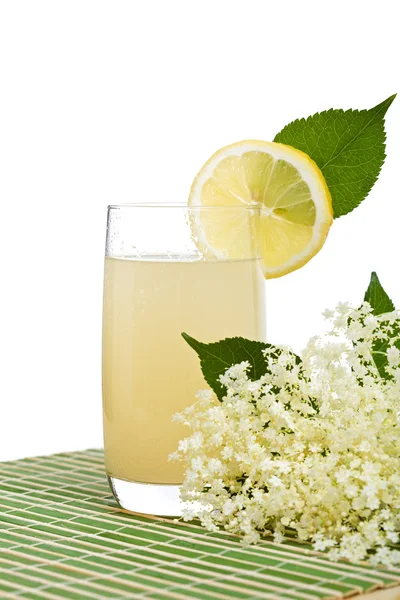 stock image Elderberry flower flavored refreshing juice