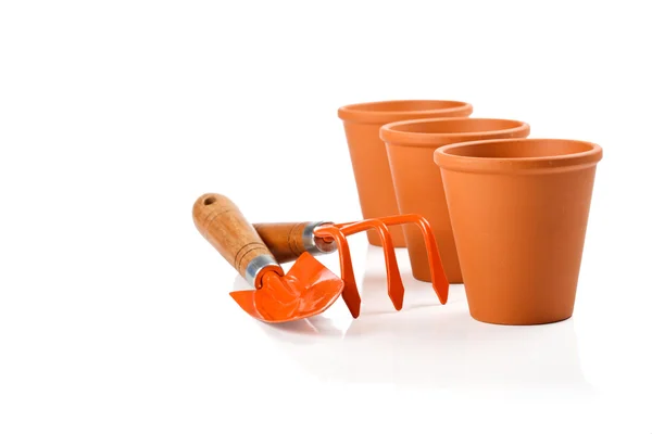 ガーデニングと植木鉢 — ストック写真