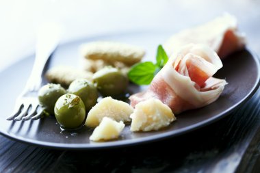 Italian antipasti clipart