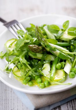 Green summer salad clipart